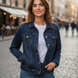 Wonderly Dark Blue Denim Jacket